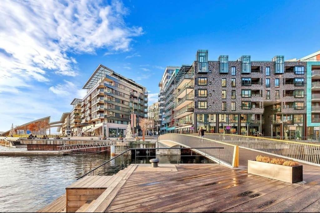 Aker Brygge - Sjoside Hjem - Sentral Beliggenhet Lägenhet Oslo Exteriör bild