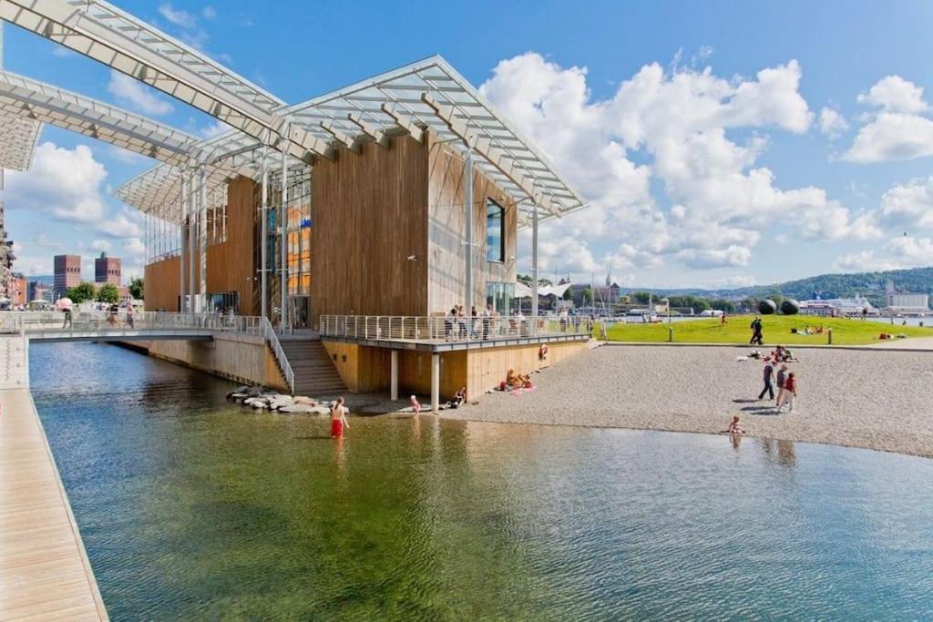 Aker Brygge - Sjoside Hjem - Sentral Beliggenhet Lägenhet Oslo Exteriör bild
